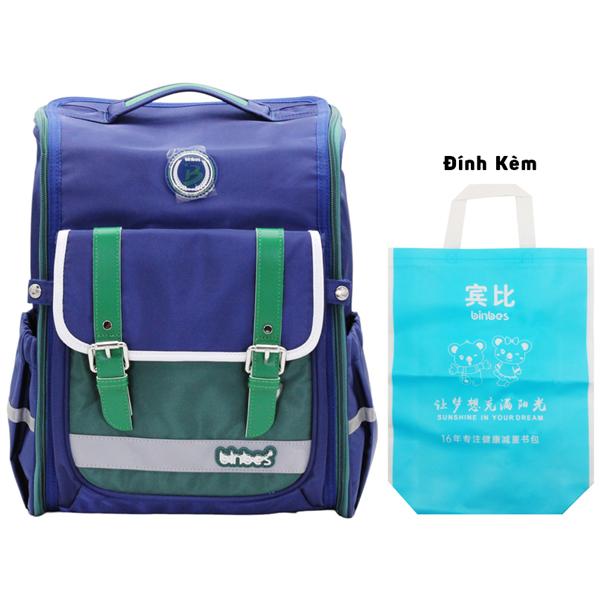 Ba Lô Chống Gù Học Sinh - Binbes B-3587 - Xanh Đậm