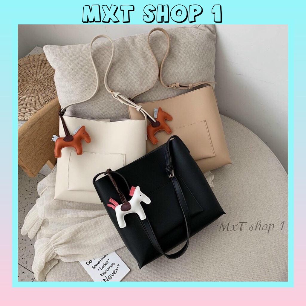 Túi xách nữ công sở,đeo chéo,kẹp nách,đeo vai tote da thời trang cao cấp giá rẻ kèm phụ kiện MT 112
