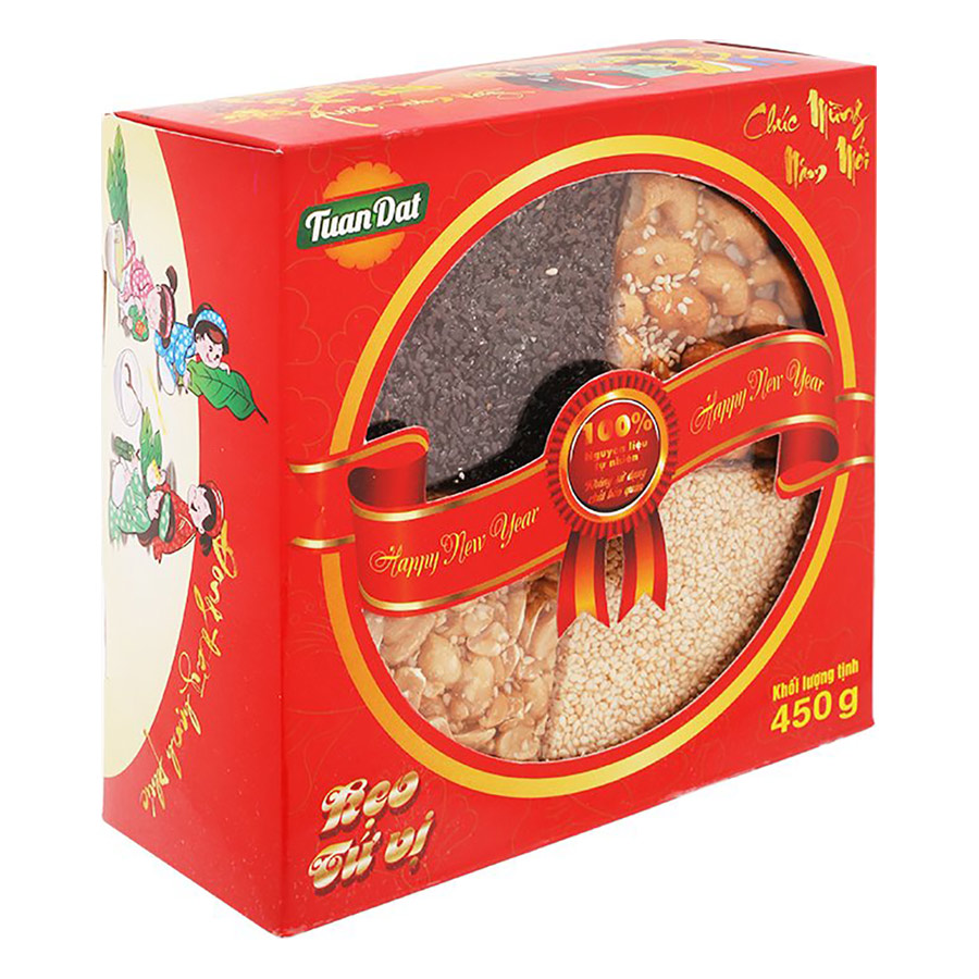 Kẹo Tứ Vị Tuấn Đạt (450g)