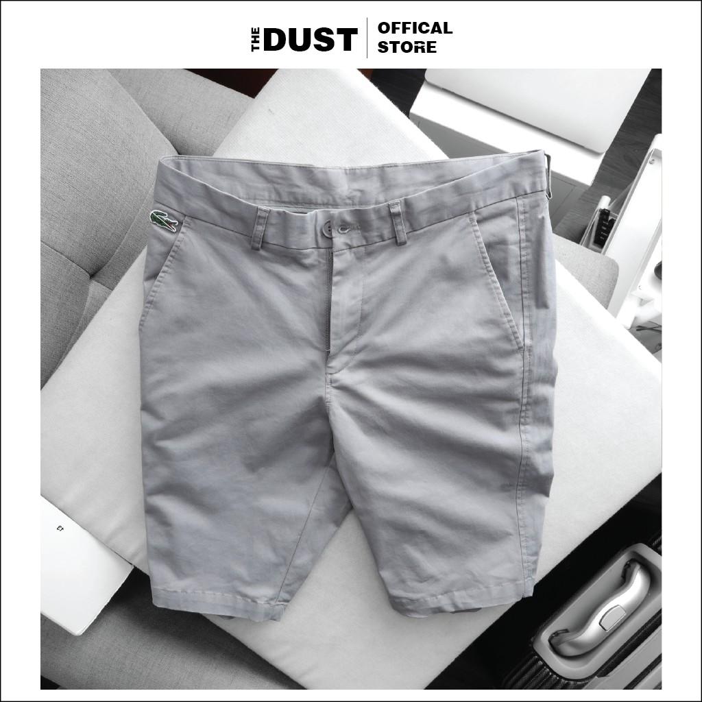 Quần short đùi kaki nam cao cấp, chất vải kaki xuất xịn dày dặn, form slim fit, co giãn nhẹ LCT KC - THE DUST