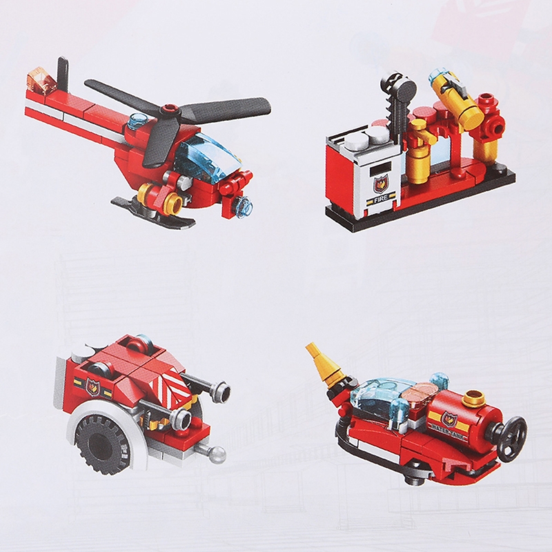 Bộ lắp ráp mô hình xe cứu hỏa - Panlos 633009