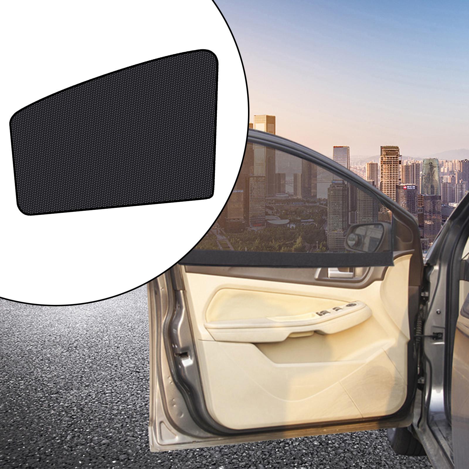 2X Car Side Window Sunshade Premium Retractable Front Thicker