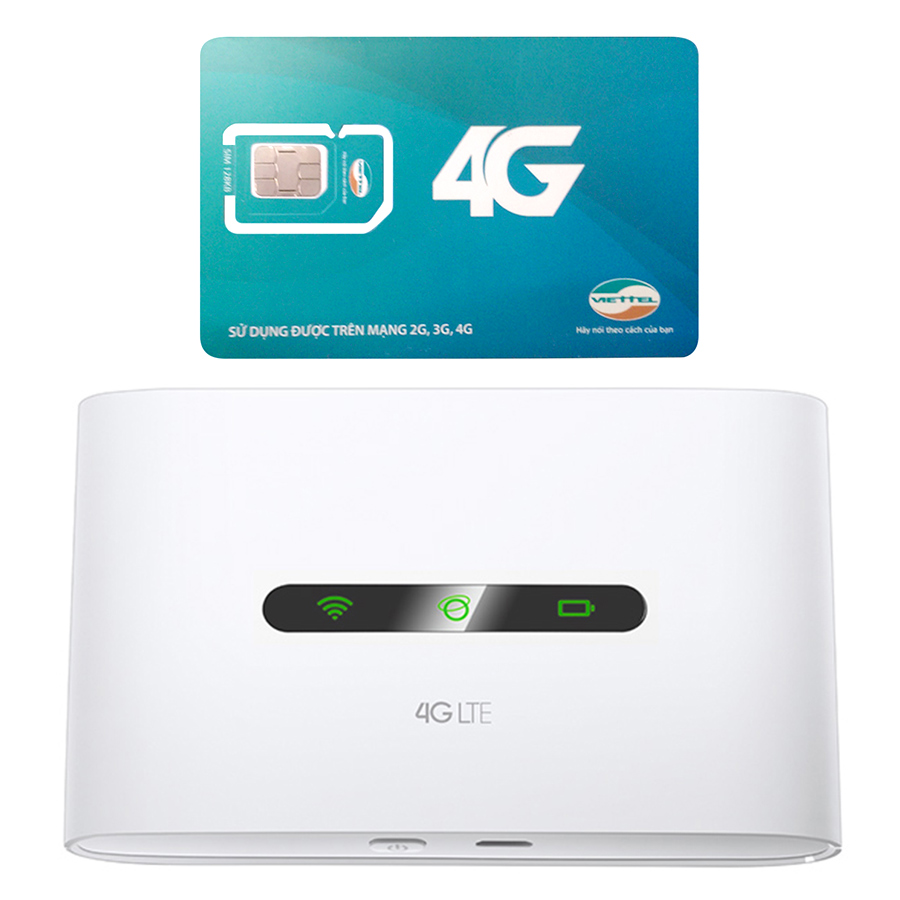 Bộ Phát Wifi TP-Link M7300 150Mbps + Sim Viettel 3G/4G 10GB / Tháng - Hàng chính hãng