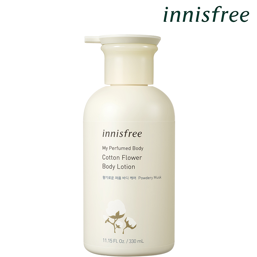 Sữa dưỡng thể hương nước hoa innisfree My Perfumed Body Cotton Flower Body Lotion 330ml