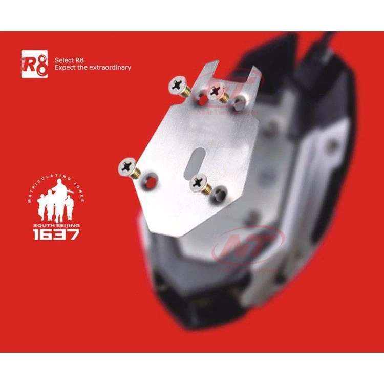 Chuột vi tính có dây cổng USB R8 1637 LED màu trắng vàng - Mouse PC Laptop Game WHITE GOLD - miếng lót chuột