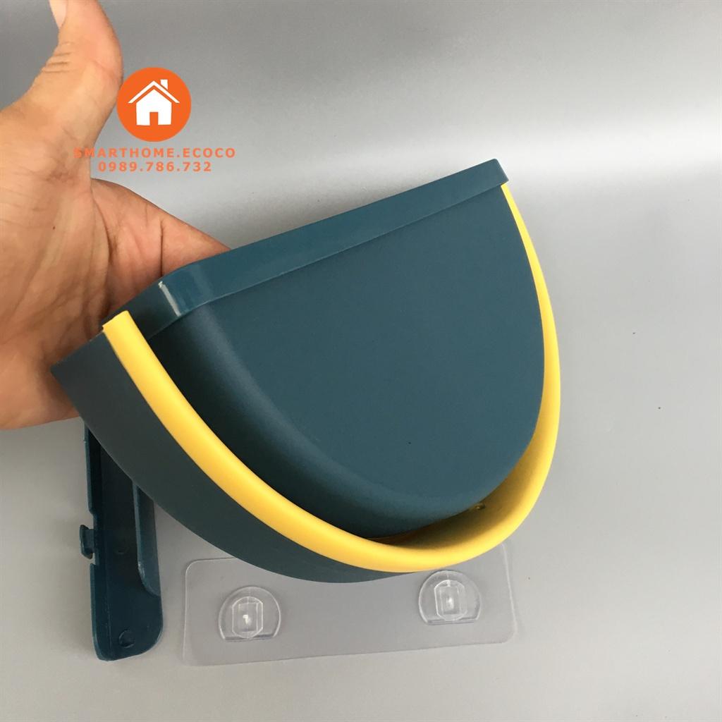 Thùng rác, Giỏ rác TRÒN đa năng gấp gọn treo kẹp tủ bếp nhựa dẻo siêu bền cho nhà bếp và xe hơi GD352-T
