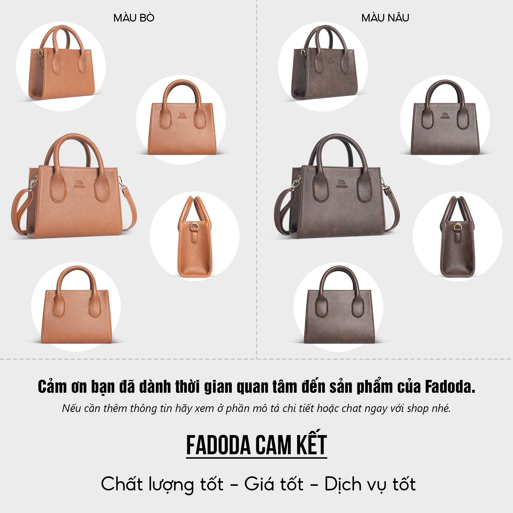 Túi xách nữ thời trang mini Fadoda - FTX21