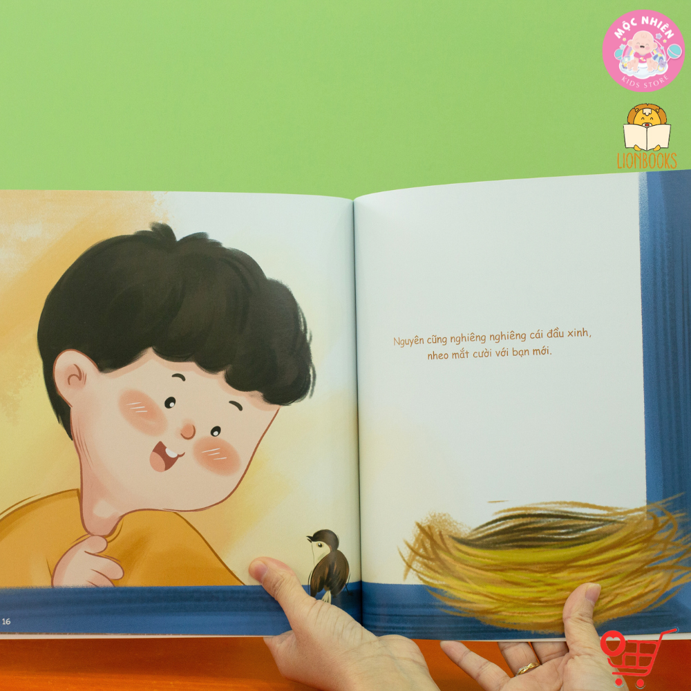 Truyện kể cho bé trước giờ đi ngủ - Cuốn Chim Sẻ Tóc Xù - Câu chuyện kể hằng đêm cho bé 0-6 tuổi - LionBooks