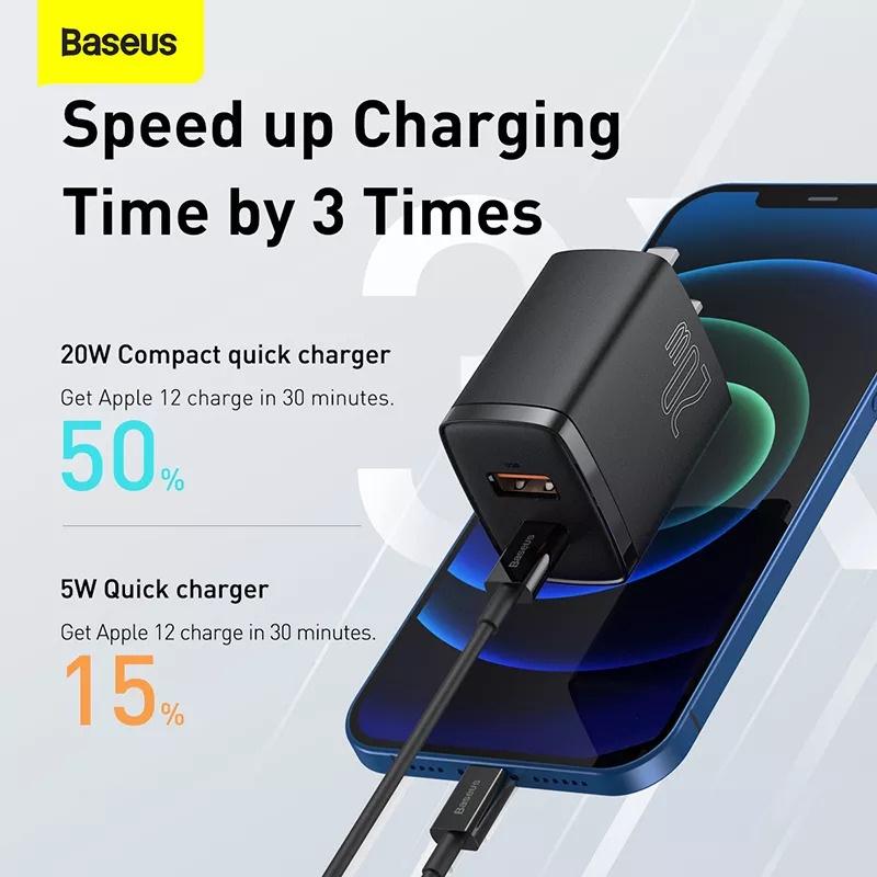 Củ Sạc nhanh 20W PD COMPACT ( Cổng kép USB + type C, 20W PD / QC 3.0 Multi Quick Charge) Hàng Chính Hãng Remax - CCXJ-A01