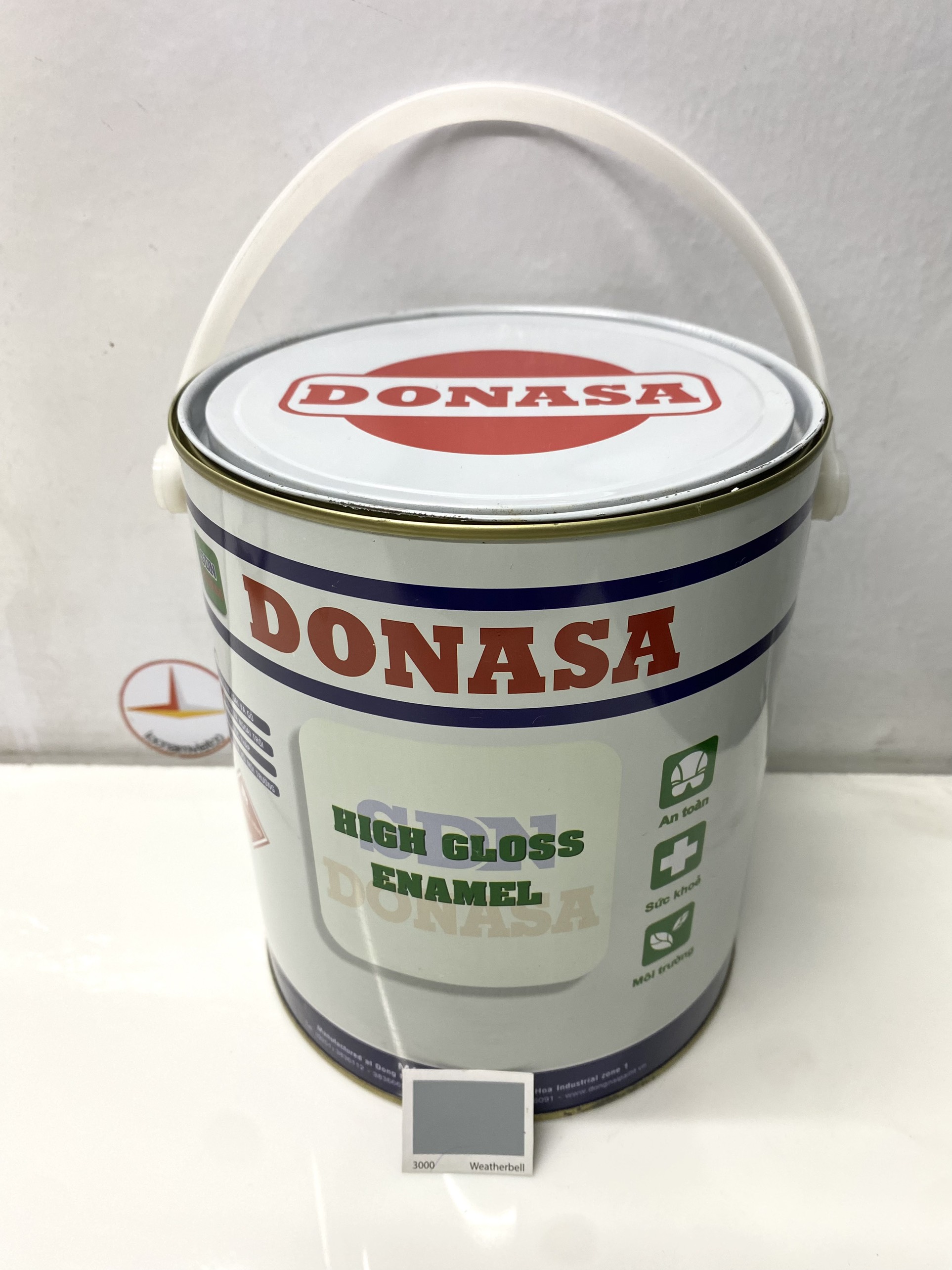 Sơn dầu Đồng Nai Donasa màu xám 3000 3kg _ DLF 3000