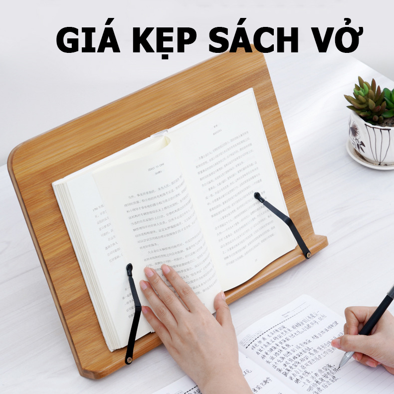 Giá Kẹp Đọc Sách Đứng Chống Cận Thị; 5 Mức Điều Chỉnh Chiều Cao; Giá Đỡ Điện Thoại, Máy Tính Bảng Để Bàn