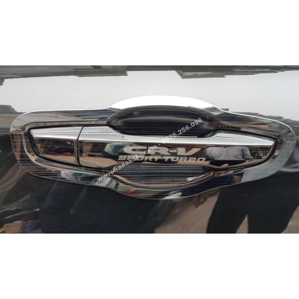 Bộ Ốp Tay Nắm Hõm Cửa Honda CRV 2018/2020 Mẫu Titan