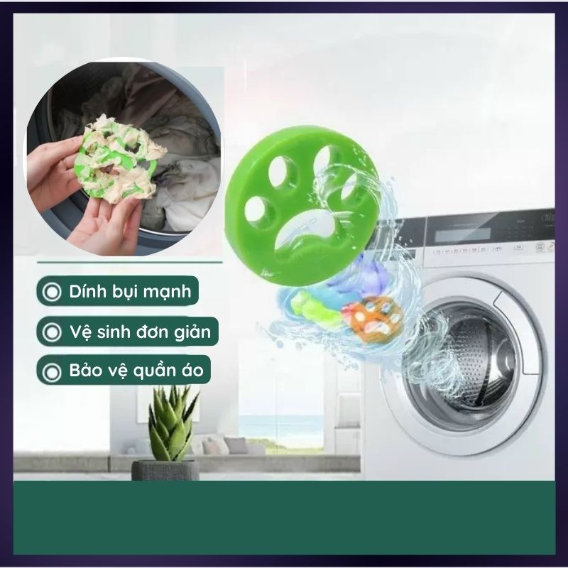 Miếng lăn bụi mini lăn hút bụi, lông tóc, lông pet bám trên quần áo, thảm, sofa