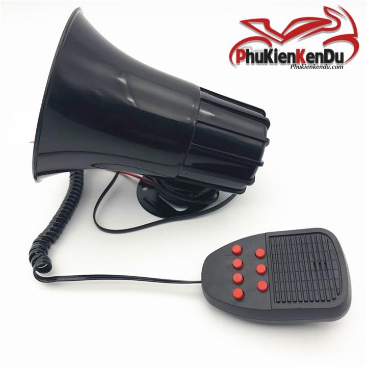 CÒI HÚ POLICE 7 CHẾ ĐỘ ÂM THANH CHUẨN CÓ MIC, 12V