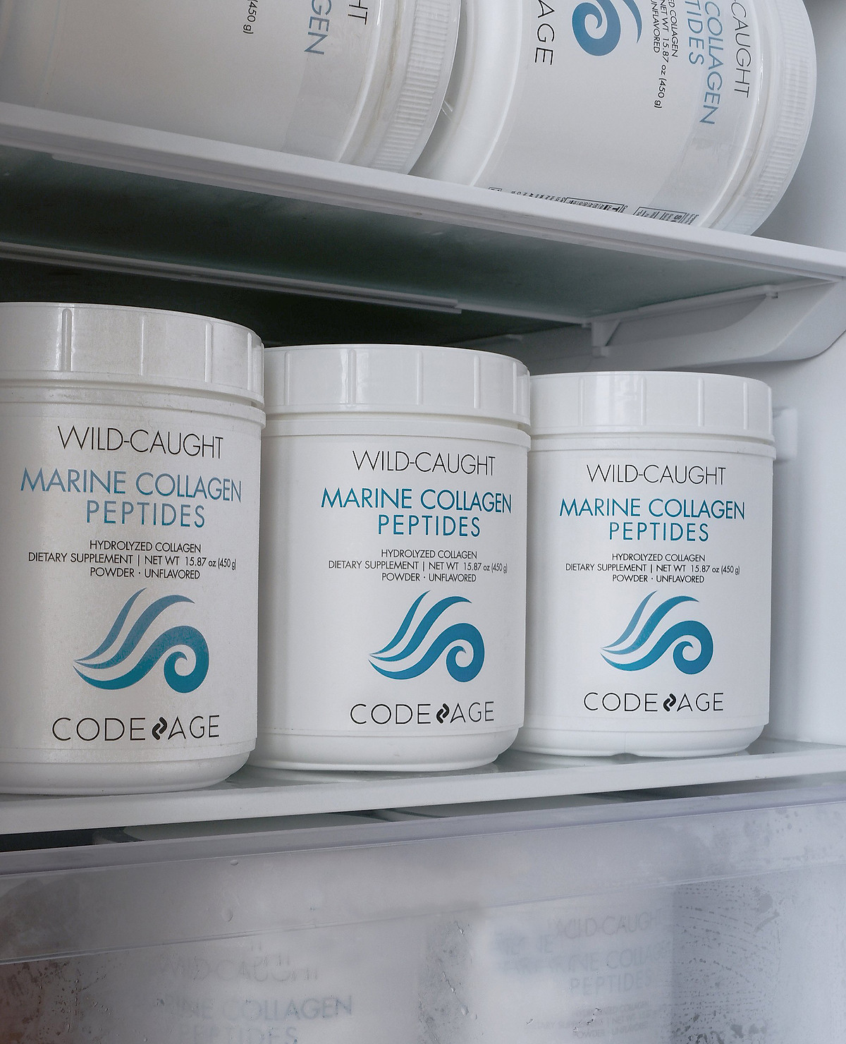 Bột Collagen Thủy phân Wild caught Marine collagen peptides CodeAge Giúp đẹp da 450g