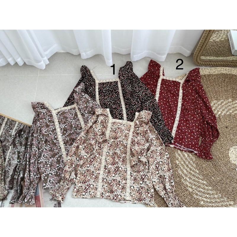 Áo Sơ Mi Nữ tay bồng thời trang nana store hn mini.house123 Áo Kiểu Nữ đẹp