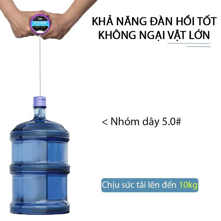 Bộ 2 Dây Trục Câu Đài Huỳnh Quang Phát Sáng TRY&amp;V Chuyên Săn Hàng Phát Sáng Trong Đêm DC21