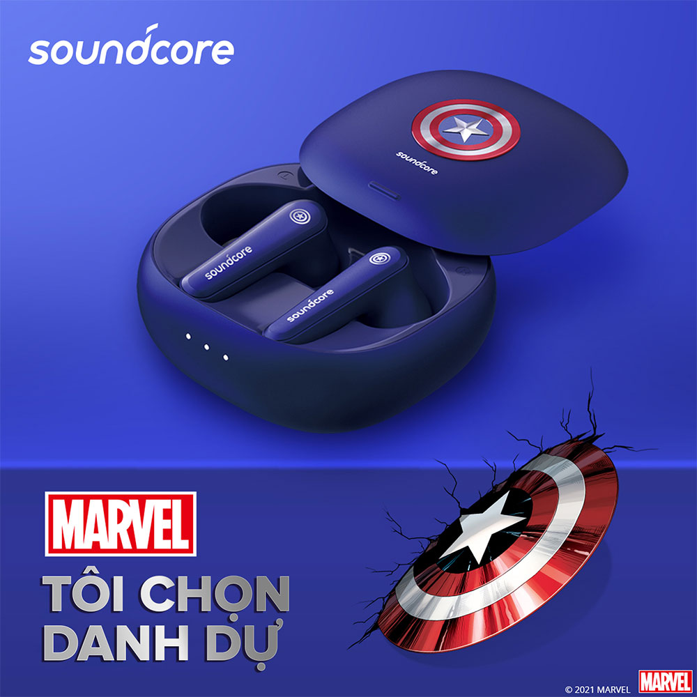 Tai nghe bluetooth SOUNDCORE (by ANKER) LIBERTY AIR 2 PRO Phiên bản Marvel  - A3951H