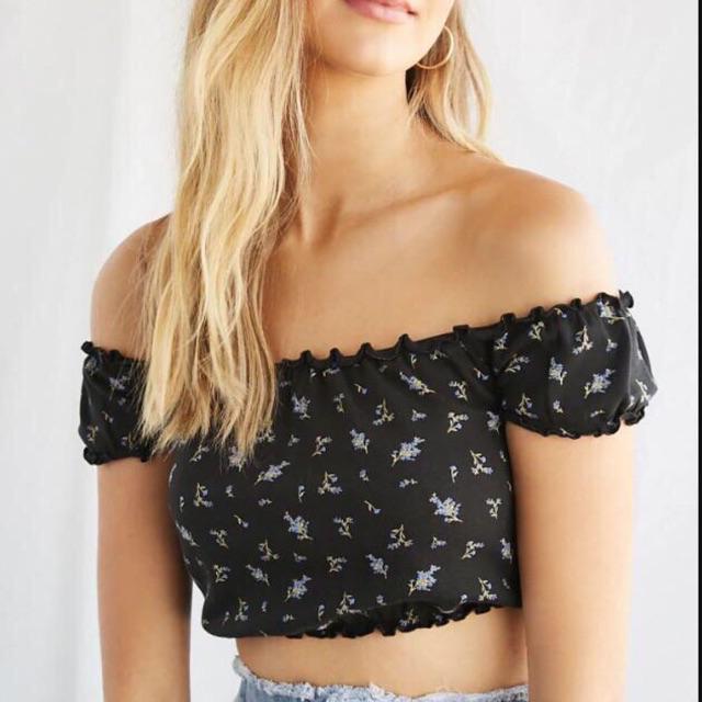 Áo Croptop Floral