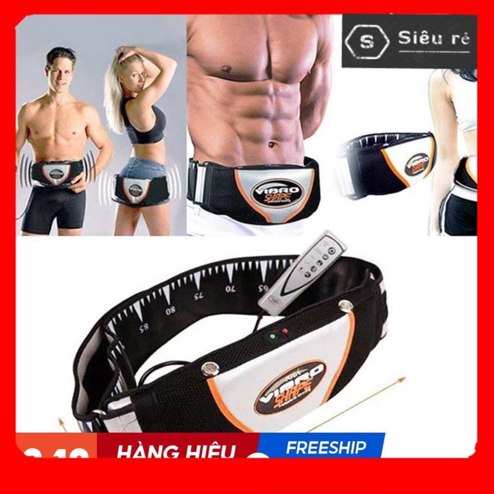 Đai Massage rung nóng hồng ngoại Vibro Shape - Giảm Eo - Săn Chắc - BH12T