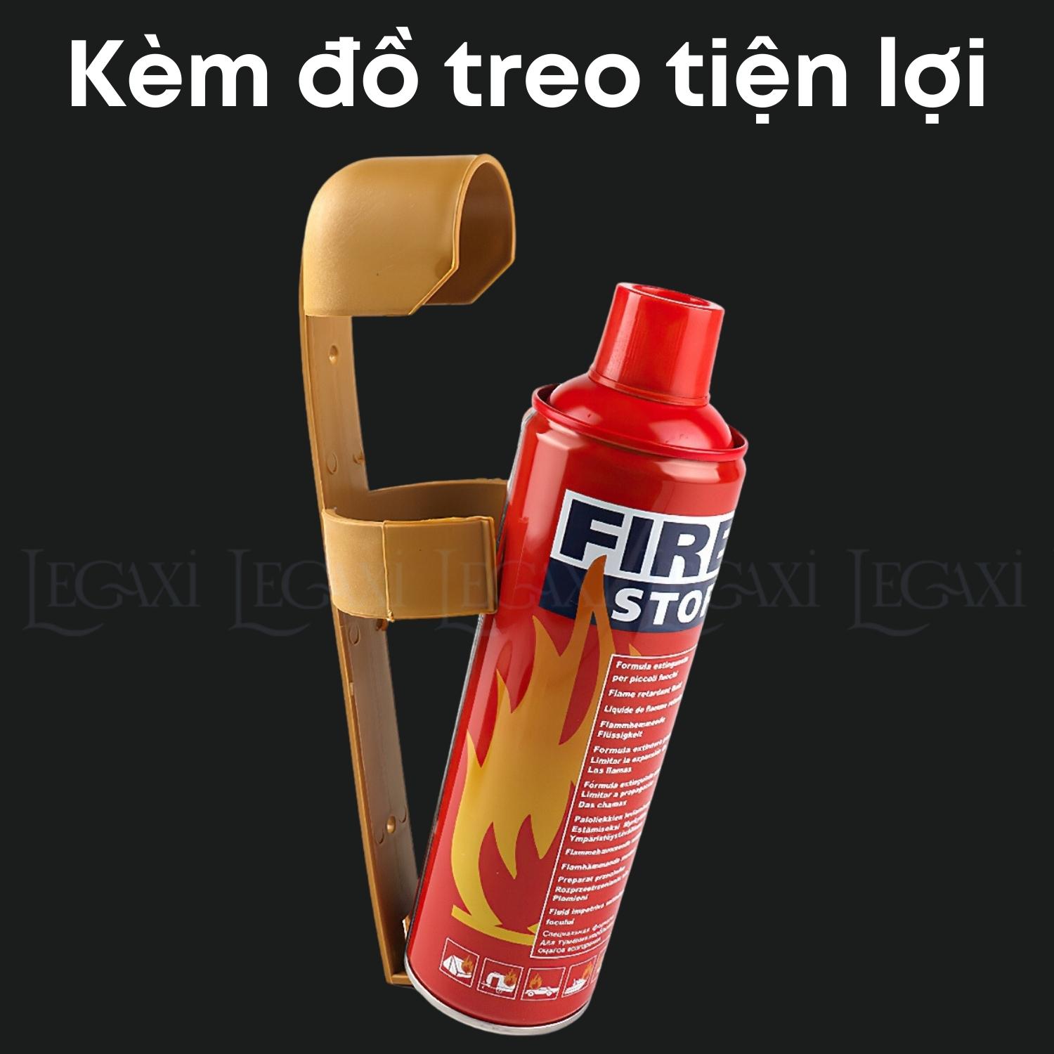Bình Xịt Chữa Cháy Mini Cầm Tay Dập Lửa Bếp Ga Bếp Điện Ổ Điện Cầu Dao Khẩn Cấp An Toàn Legaxi