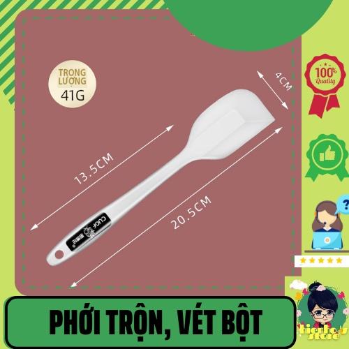 Phới Trộn Bột, Vét Bột (Màu Ngẫu Nhiên) Spatula CUGF Silicon Dụng Cụ Làm Bánh Vô Cùng Hiệu Quả ( HH0048