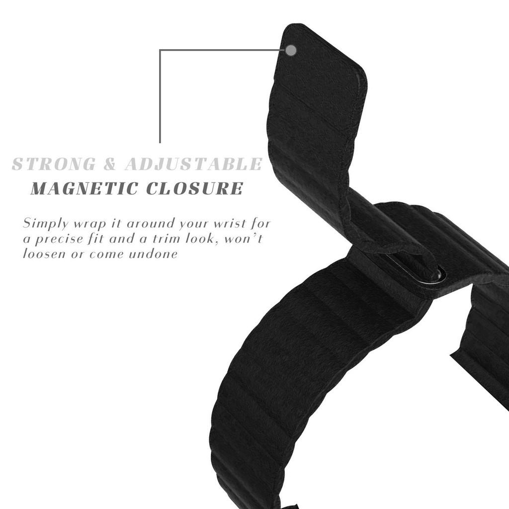 Dây đeo bằng da từ tính Loop cho đồng hồ thể thao Huami Amazfit Stratos 2