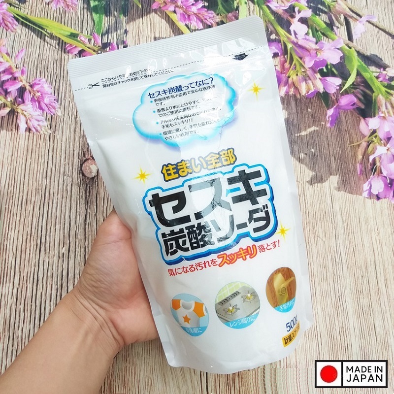 Bột baking soda Sesuki 500g tẩy trắng Rocket