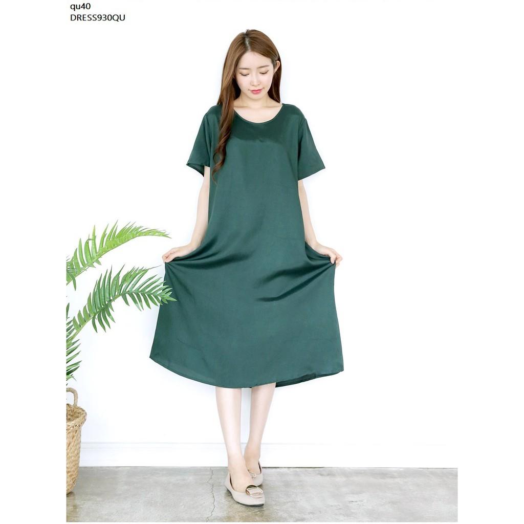DRESS839 ĐẦM SUÔNG SATIN DỄ THƯƠNG