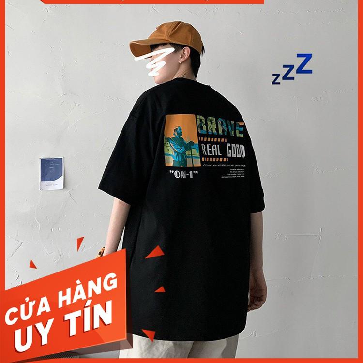 Áo thun tay lỡ Real Good