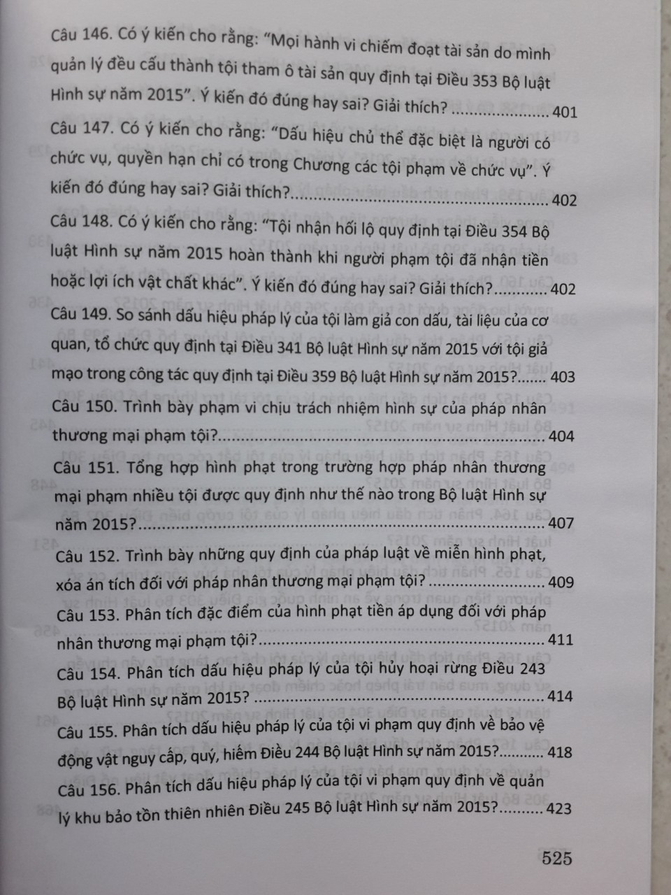 Hỏi - Đáp Bộ Luật Hình Sự Năm 2015 Sửa Đôi, Bổ Sung Năm 2017