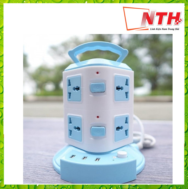 Ổ ĐIỆN 2 TẦNG CÓ 3 CỔNG USB TIỆN LỢI -NTH