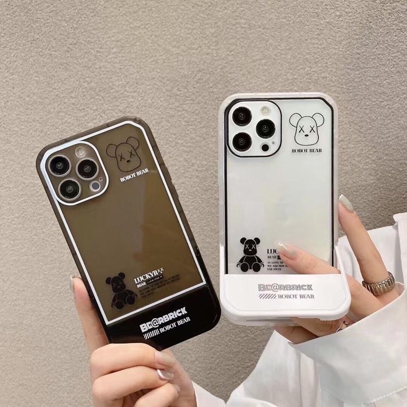 Ốp Điện Thoại Mềm TPU Chống Sốc Có Giá Đỡ In Hình Dễ Thương bảo vệ camera cho 13 PRO MAX 12 12PRO MAX 11 PRO MAX XSM 7 8