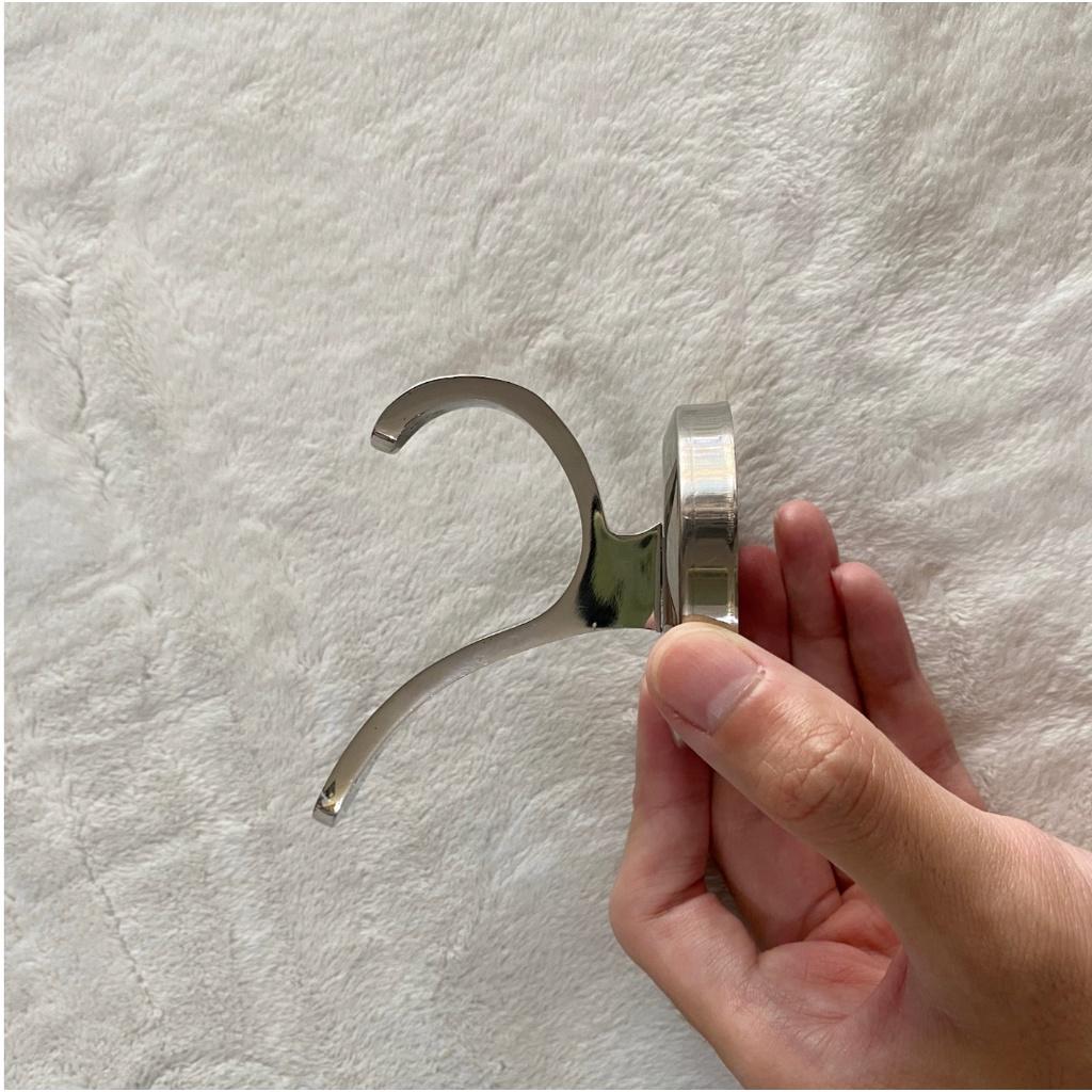 Móc áo đơn pát tròn inox 304, TT-030