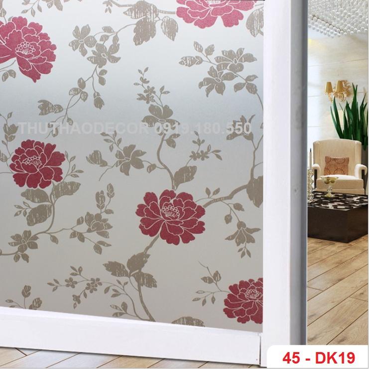 DECAL DÁN KÍNH MỜ SẴN KEO - BÁN THEO 1M TỚI
