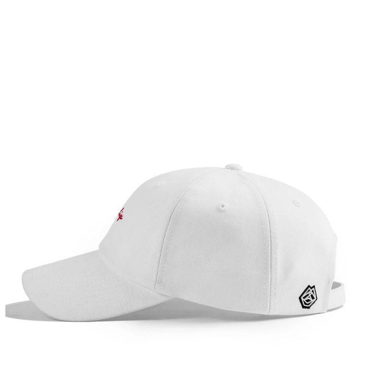 PREMI3R Mũ lưỡi trai Nón ballcap CURSIVE LOGO WHITE Mũ lưỡi trai phong cách hàn quốc nón thương hiệu chính hãng