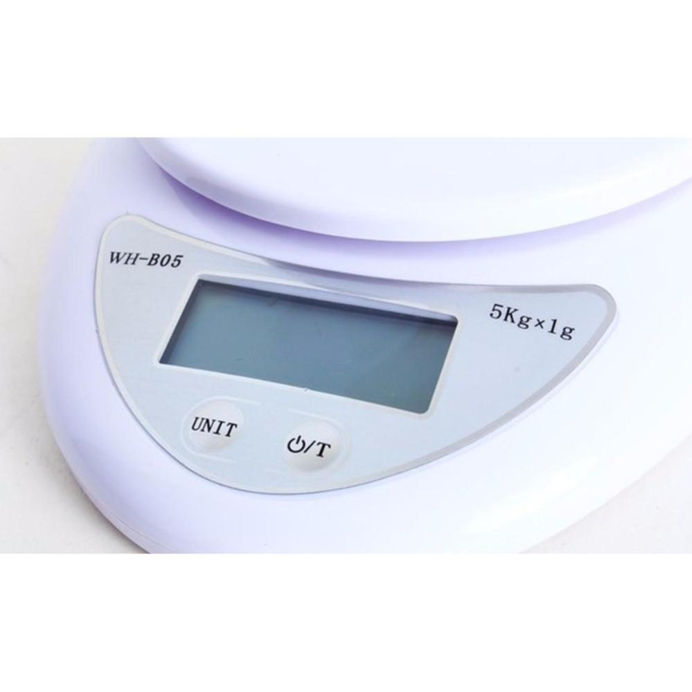 Cân Điện Tử Thực Phẩm Cho Nhà Bếp Từ 5Kg/ 1G + 2 Pin Aaa - CH Hương Thị Miễn Phí Vận Chuyển