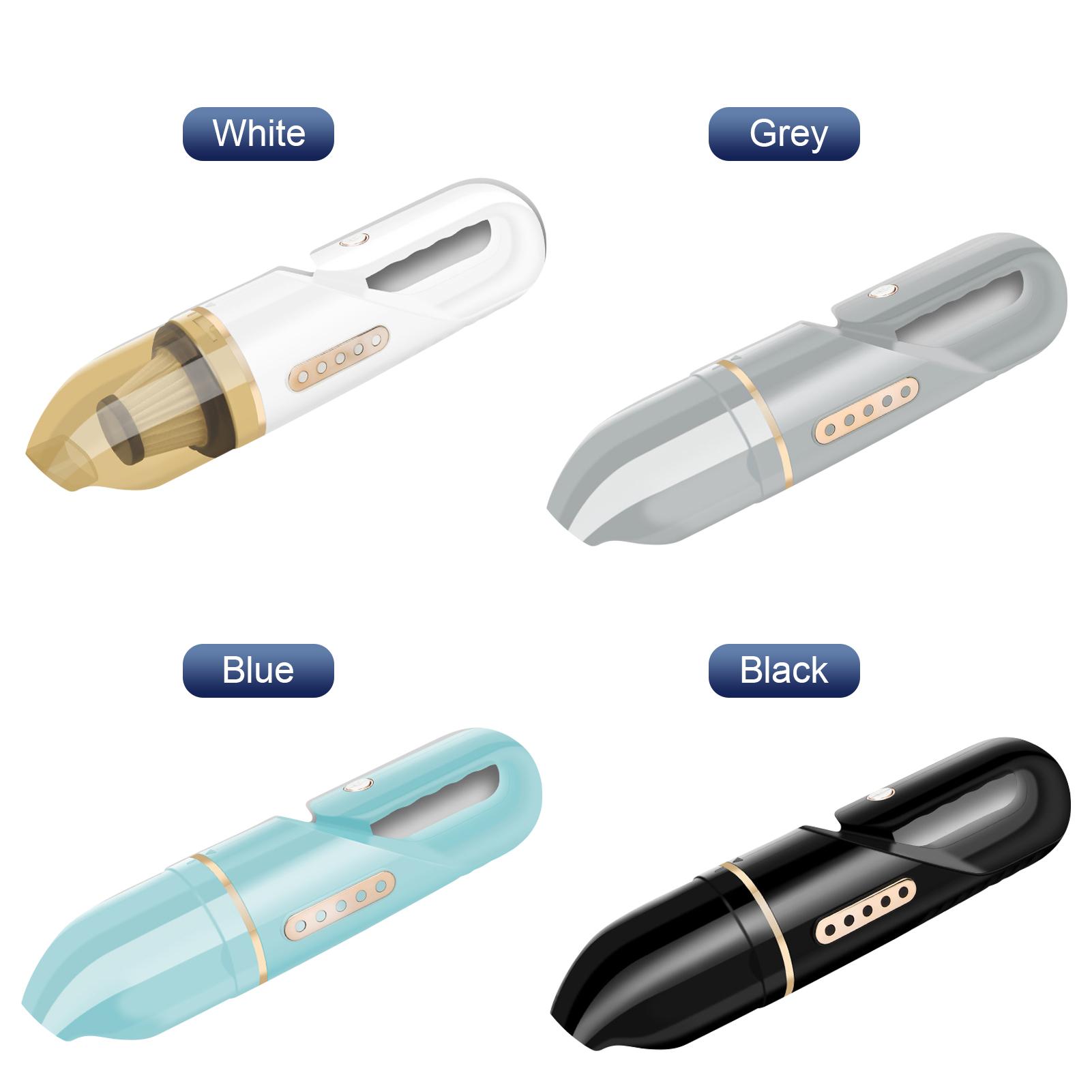 USB Rechargeable Handheld Mini Vacuum Cleaner Car Cleaning Kit with 120W 4500PA Strong Suction for Home and Car