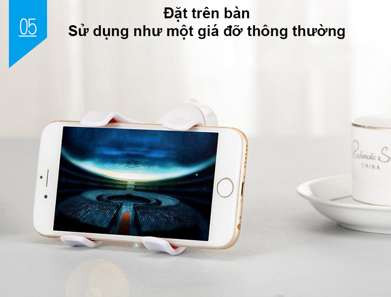 Giá Đỡ Kẹp Điện Thoại Đầu Giường, Cạnh Bàn. Hàng Chính Hãng Tamayoko