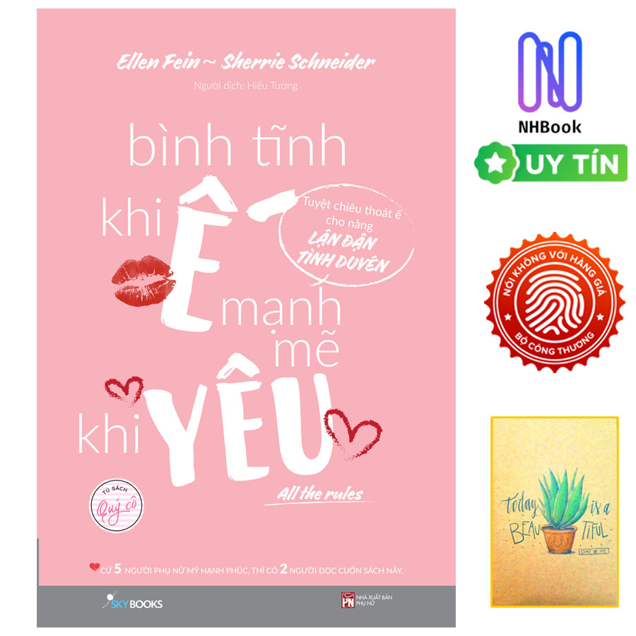 Sách - Bình Tĩnh Khi Ế, Mạnh Mẽ Khi Yêu - All The Rules - - SKYBOOOKS - Tủ Sách Quí Cô - Free Bookcare