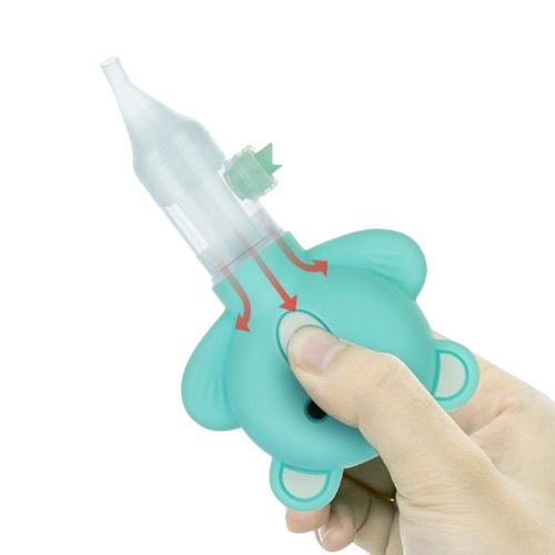 Dụng Cụ Hút Mũi An Toàn Cho Bé Silicon Hình Gấu Tiện Lợi Cho Bé