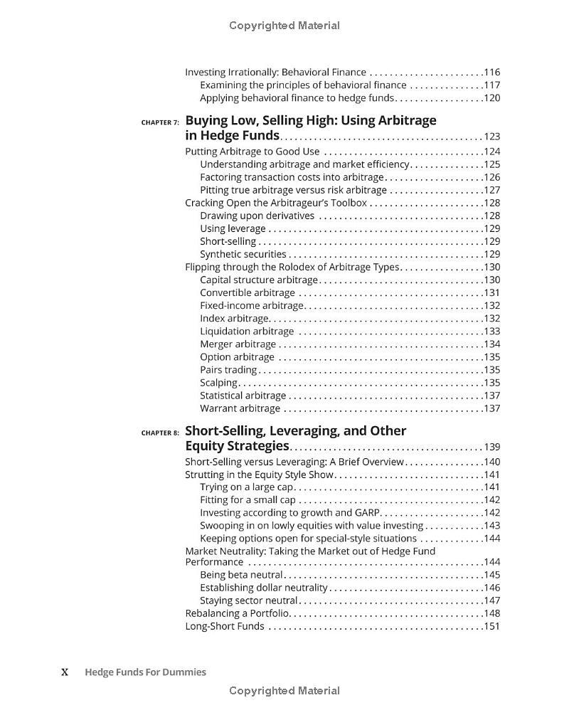 Sách ngoại văn: Hedge Funds For Dummies 2nd Edition