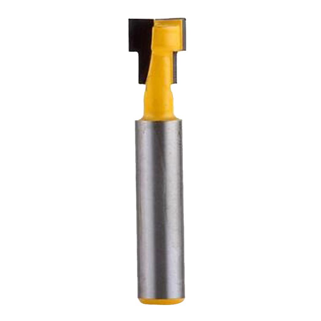 3-4pack 8mm Shank T-Slot Milling Cutter Router Bit for 1/4inch Hex Bolt