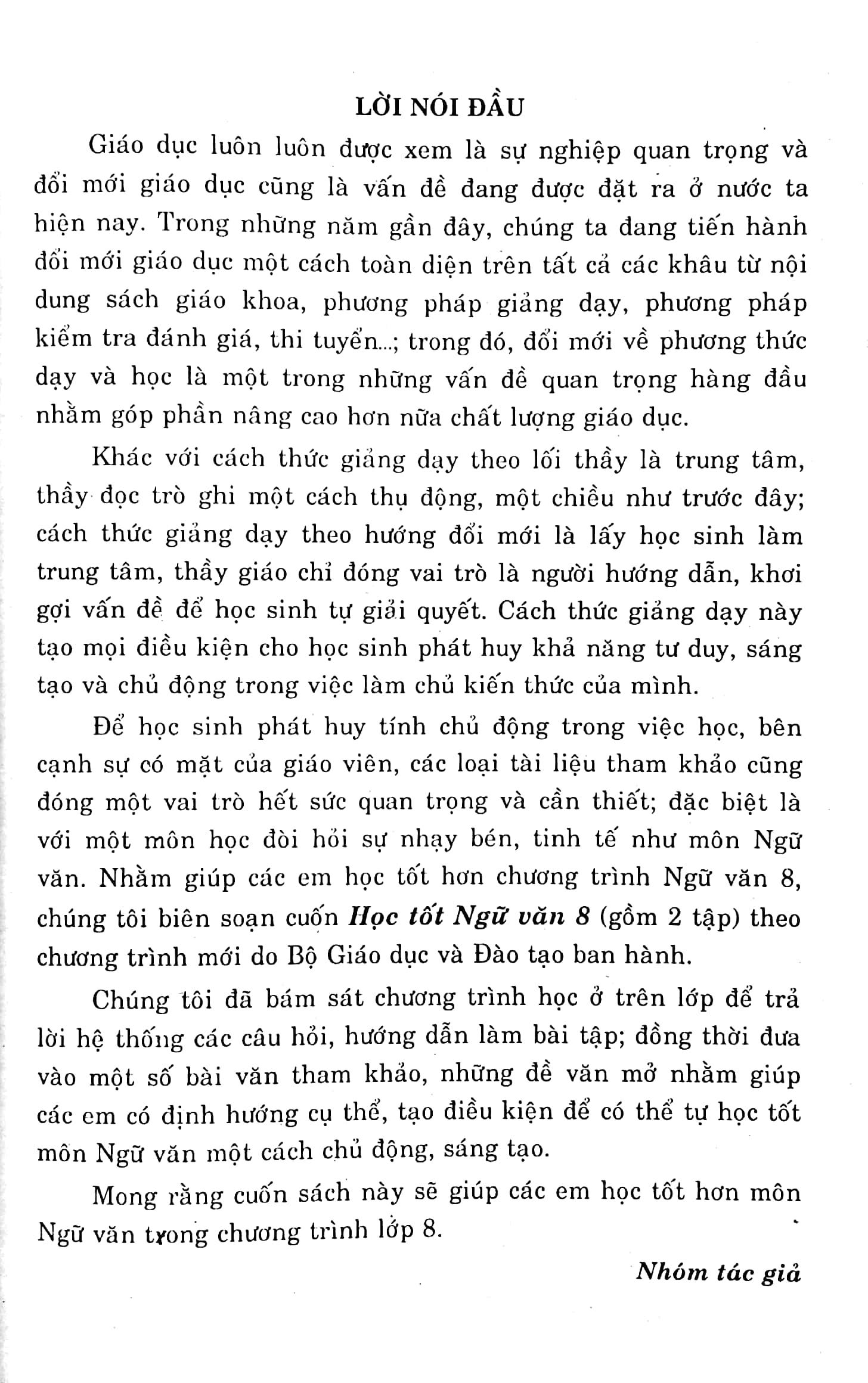 Học Tốt Ngữ Văn 8 - Tập 1