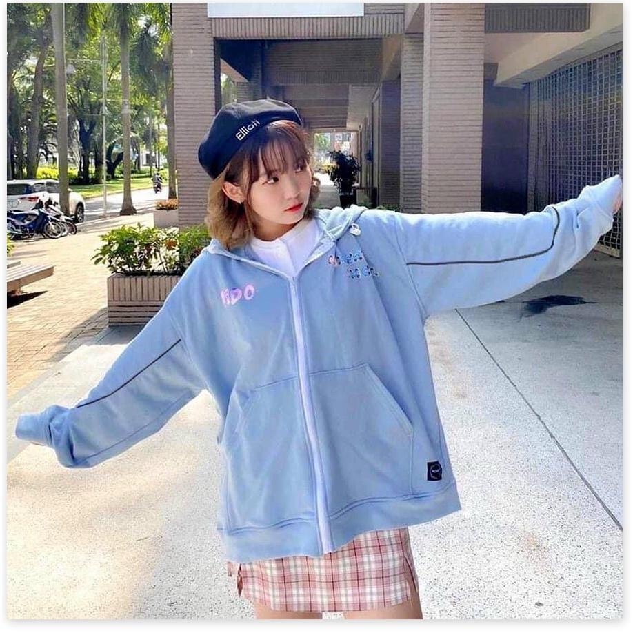Áo nỉ dây kéo cực đẹp dành cho các bạn nữ KME FASHION