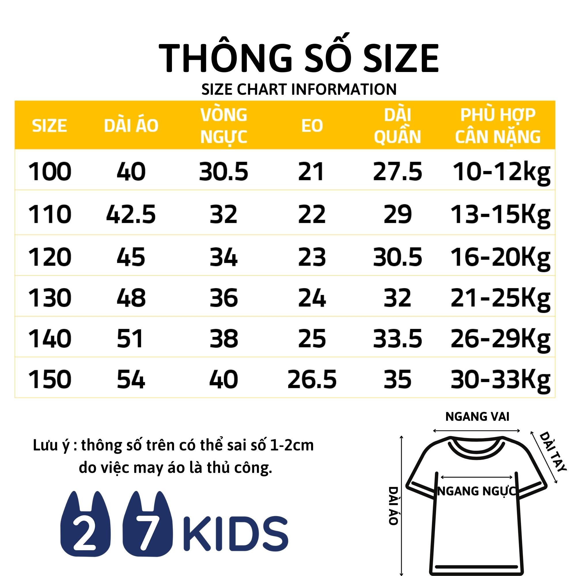 Bộ quần áo thun ngắn tay cho bé trai 27Kids đồ bộ nam cho trẻ từ 2-10 tuổi BSSE4