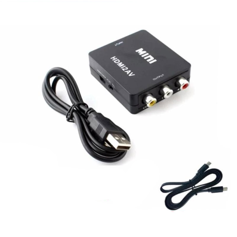 Bộ chuyển đổi HDMI to AV tặng dây HDMI dẹt 1,5m