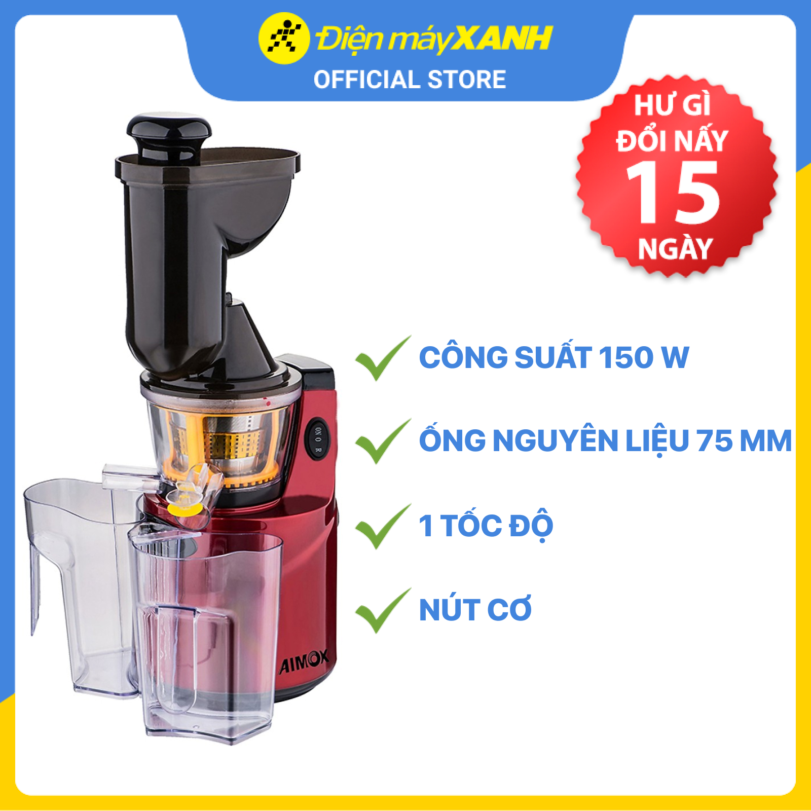 Máy ép chậm Mishio MK60 - Hàng chính hãng