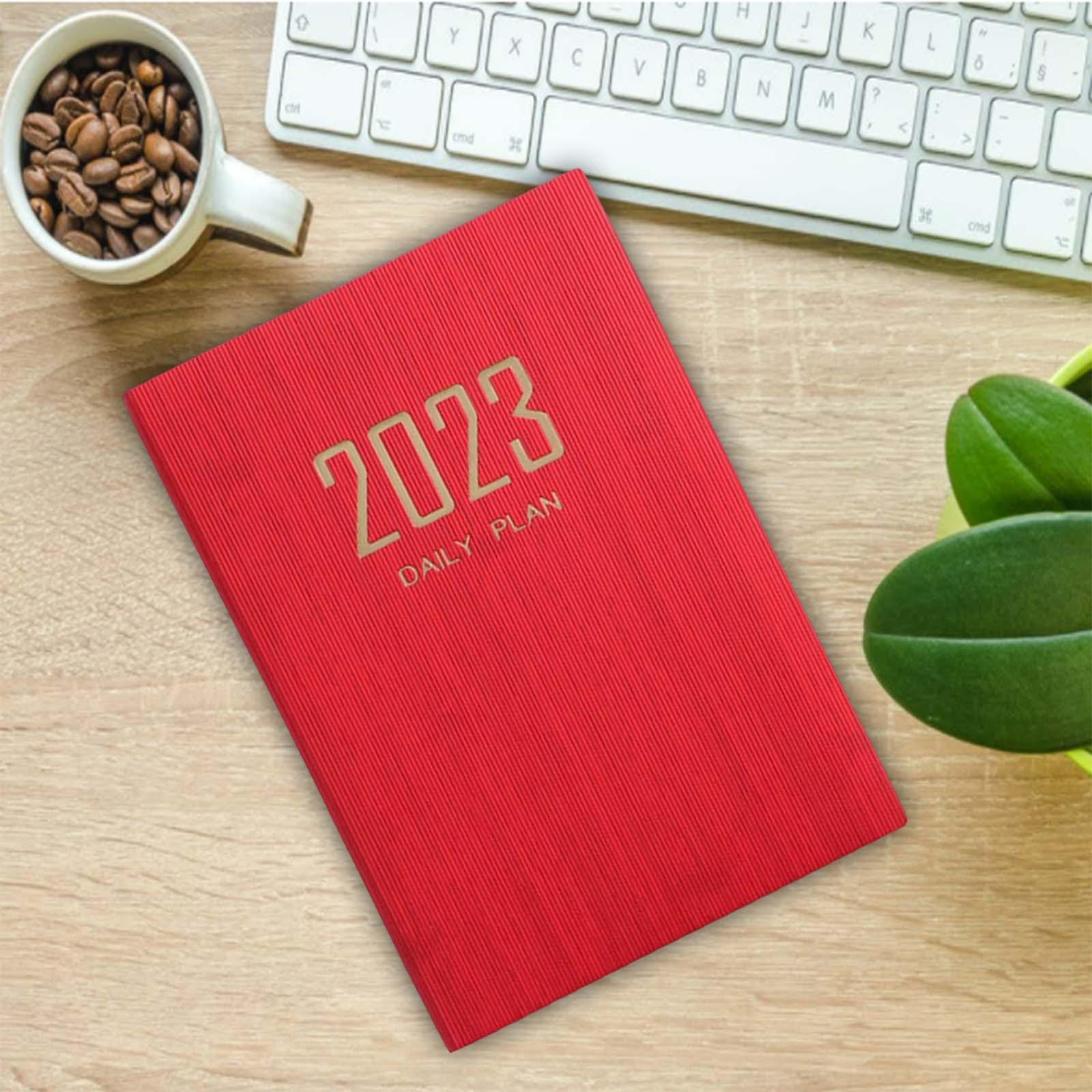 2 Pieces Portable Weekly, Monthly Organizer, Notebook ,A5 Daily Plan, Notebooks ,Time Management, A5 Diary Notebook Planner