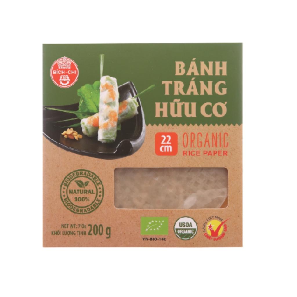 Bánh tráng hữu cơ 200g, bánh tráng Bích Chi hữu cơ